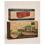Plasticville Model Kits Passenger Station 5 & Dime