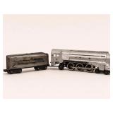 Streamlined Diecast Model Train Locomotive