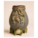 Ceramic Planter with Frog Feet Base