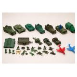 Auburn Rubber Co. Military Toy Vehicles Lot