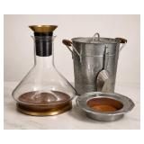Midcentury Decanter, Wilton Pewter Co