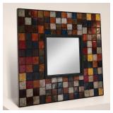 Heavy Mosaic Tile Framed Wall Mirror