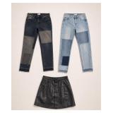 Womens Free People Patchwork Jeans and NWT Skirt