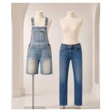 Miss Me Denim Overall Shorts and Jeans