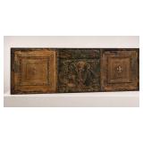 Decorative Tin Wall Panel With Fleur-De-Lis