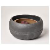 Outdoor Planter With Terracotta Saucer