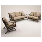 Outdoor Wicker Patio Furniture Glider, Sofa, Chair