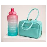 Corkcicle Lunch Bag and Gradient Water Bottle