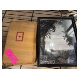 Framed Black-and-White Photo With WWII Era 'S