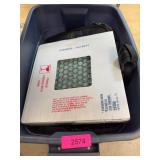 SomerTile 9.75' Blue Round Porcelain Mosaic