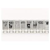 1970s Libbey 7 Historic Newspaper Headline Glasses