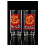 Coca-Cola Sun Logo Drinking Glasses