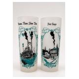 1950s Hazel Atlas Missouri Landmarks Tumblers