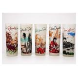 1950s Federal Frontier Oil & Gas Co Glasses
