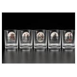 Norman Rockwell Saturday Evening Post Glasses