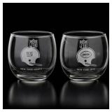 NFL New York Giants and Jets Glasses Set