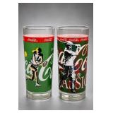 Coca-Cola Tennis and Golf Tumbler Pair