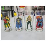 4 Nutella DC Superheroes Glasses