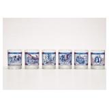 Libbey Bicentennial Glass Tumbler Set of 6