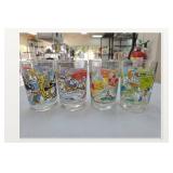 4 Disney Collector Glasses