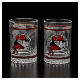 Pr 1997 Nebraska Coach Silver Anniversary Glasses