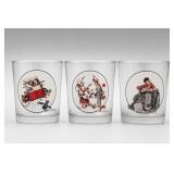 Norman Rockwell Glassware Collection Tumblers