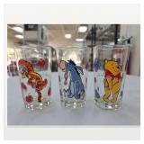 Winnie the Pooh Character Glass Set