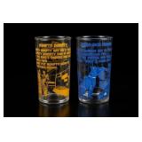 2 Hazel Atlas Nursery Rhyme Drinking Glasses