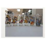12 Disney Character Drinking Glasses