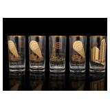 5 1983 Pipeline Constructor Glasses