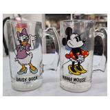 Disney Daisy Duck and Minnie Mouse Mugs