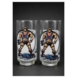 He-Man Character Glass Tumblers, Pair