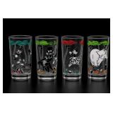 4 Cartoon Jungle Theme Drinking Glasses