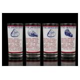 4 Libbey NASA Space Spectaculars Glasses 1960s
