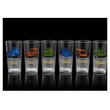 3 Hazel Atlas Antique Automobile Drinking Glasses