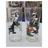 1973 Warner Bros Pepsi Collector Glasses