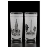 Texas Commemorative Glasses Set of 2