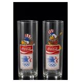 Coca-Cola 1984 Olympics Glasses