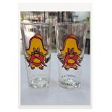 Yosemite Sam Drinking Glass Pair