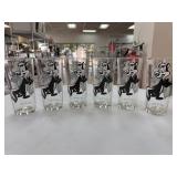 6 Pepsi Looney Tunes Pepe Le Pew Glass