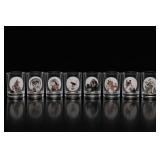 Norman Rockwell Glass Tumbler Set of 8