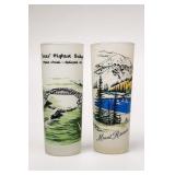 Vintage Souvenir Drinking Glasses