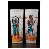Oklahoma Indians Drinking Glass Set