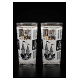1967 Kentucky Derby Churchill Downs Glasses