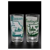 Missouri and Washington Souvenir Tumblers