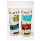 Antique Auto Themed Glasses