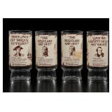 1976 4 Coca-Cola Heritage Am. Revolution Glasses