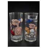 Pair of 1982 Pizza Hut E.T. Tumblers