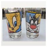 Looney Tunes Tweety and Sylvester Glasses