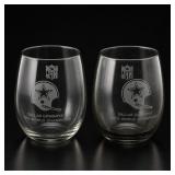 Dallas Cowboys 1972 NFL Champion Glasses